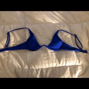 Blue swim top